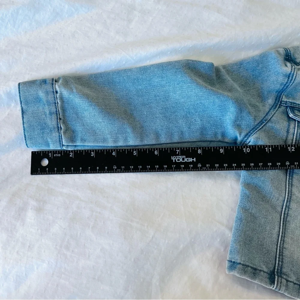 Squeeze Blue and Purple Jean Jacket with sequin Back